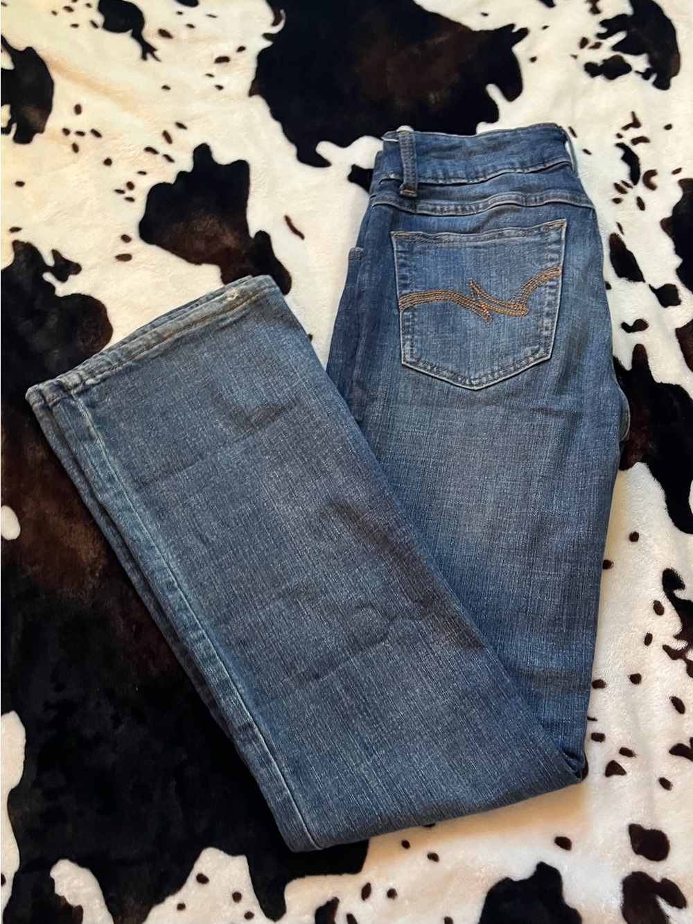 Classic Women's Blue Denim Wrangler Jeans